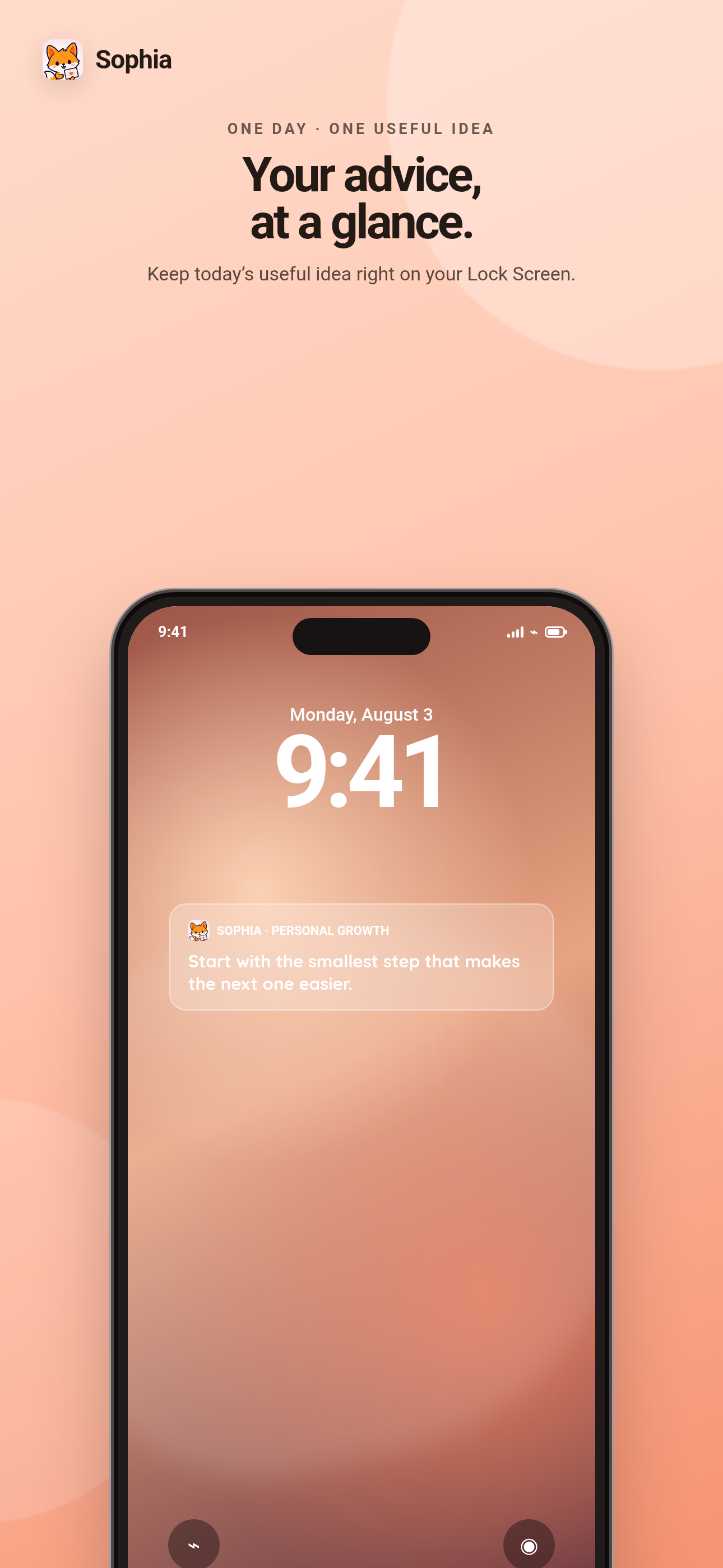 Sophia daily life hacks app - Screenshot 5